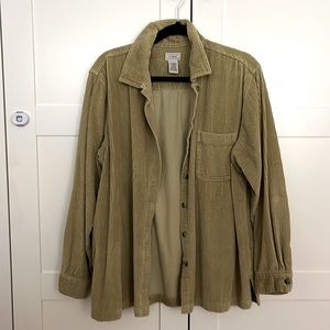 LLBean corduroy shirt